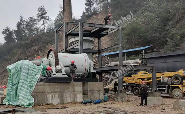 800TPD quartz sand mineral processing site