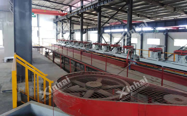 Flotation machine site