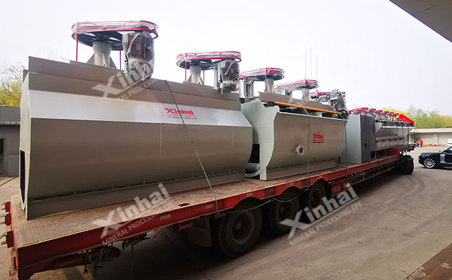 400t/d gold mine flotation machine equipment is being shipped