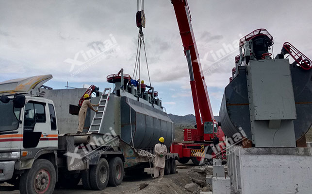 Flotation machine equipment installation Debugging site