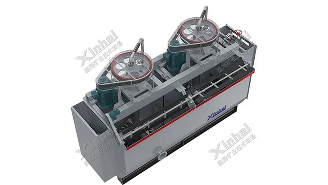 Gas separation type flotation machine