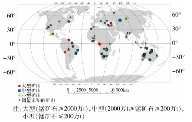 全球大型梦矿山项目分布图