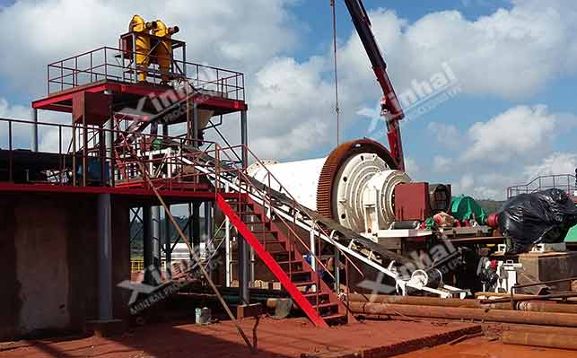 Quartz sand grinding ore Grading process