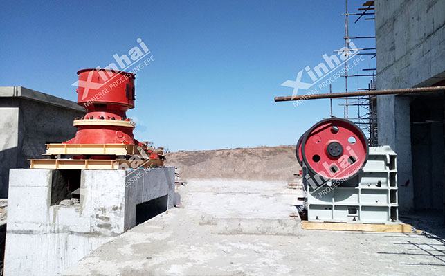 Quartz sand crushing screen Sub-process