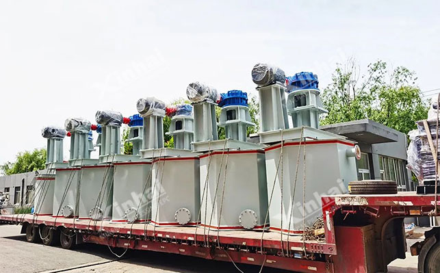 Quartz sand scrubbing machine Shipping