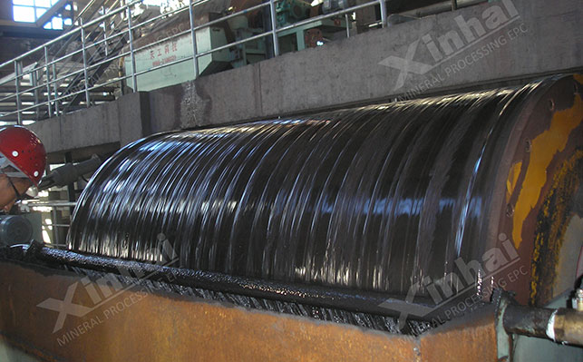 Iron ore Magnetic separation process flow