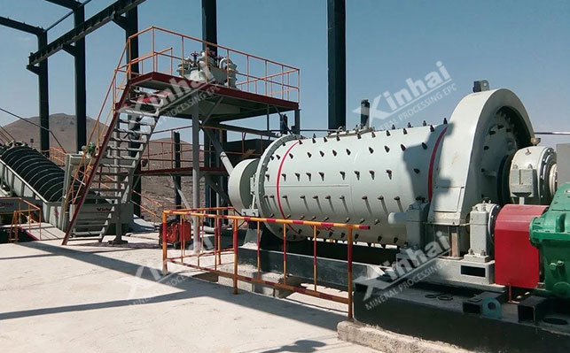 Lithium ore ball mill debugging site 