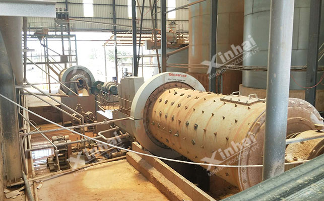 Silicon-containing iron ore Iron ore stage grinding process