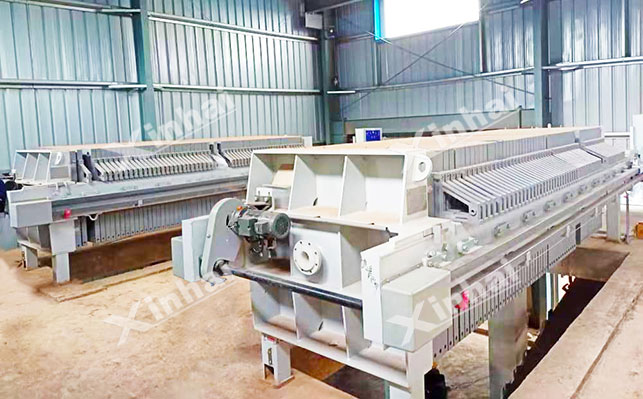 Ferrochrome dehydration equipment filter press