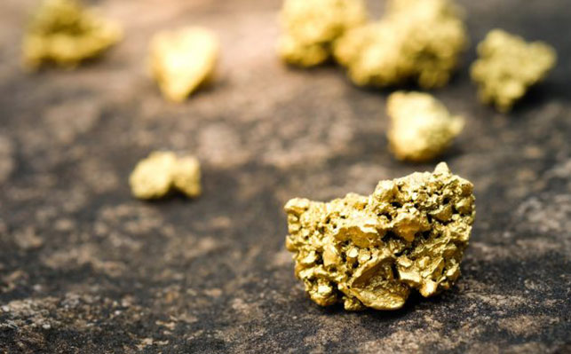 Carbon-containing gold ore