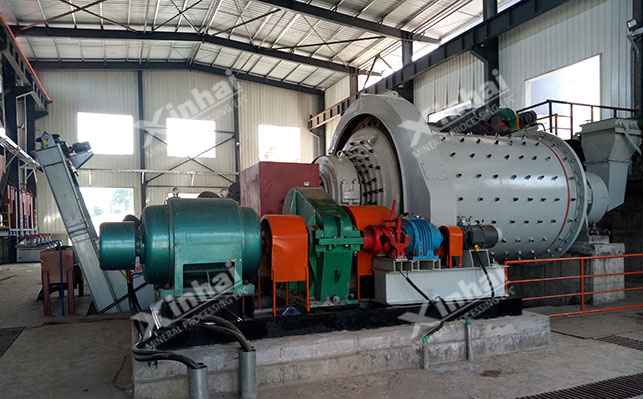 Refractory tungsten iron ore grinding process