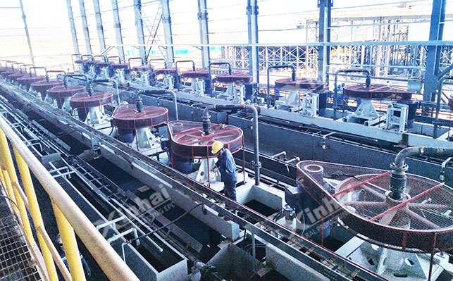 Quartz-type fluorite ore dressing process