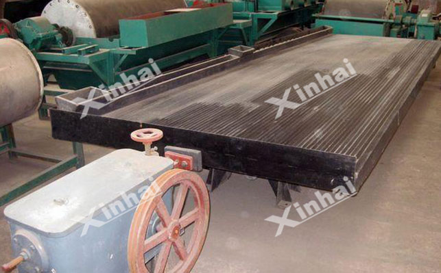 Gravity separation gold shaking table equipment