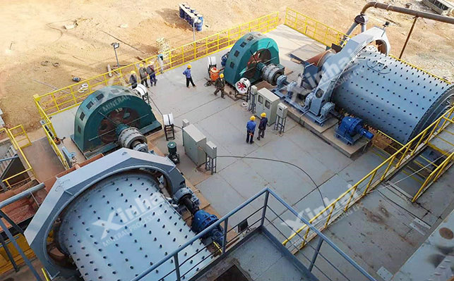 Malaysian gold mine ball mill grinding site