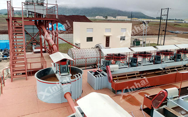 Xinhai mixing tank application site of a rare earth polymetallic mine