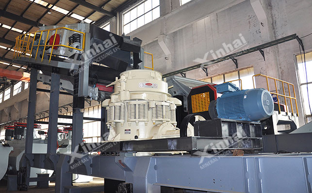 Crusher crushing site