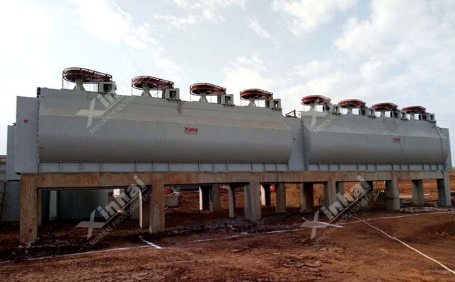 Mining XCFKYF flotation machine mineral processing site