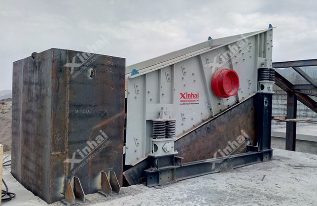 Xinhai circular vibrating screen screening site